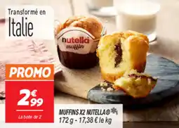 Netto MUFFINS X2 NUTELLA offre