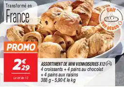 Netto ASSORTIMENT DE MINI VIENNOISERIES X12 offre