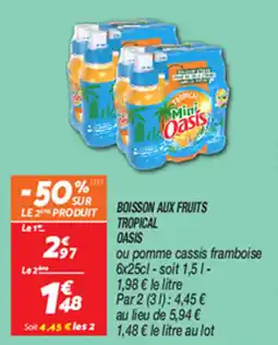 Netto BOISSON AUX FRUITS TROPICAL OASIS offre