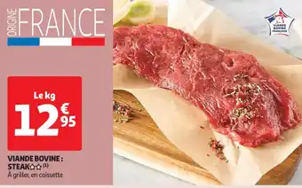 Auchan Supermarché VIANDE BOVINE: STEAK offre