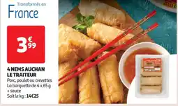 Auchan Supermarché 4 NEMS AUCHAN LE TRAITEUR offre