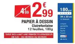 Carrefour PAPIER À DESSIN offre