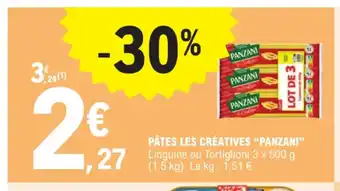 E.Leclerc Express PÂTES LES CRÉATIVES "PANZANI offre