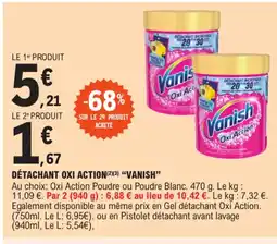 DÉTACHANT OXI ACTION(23) "VANISH"