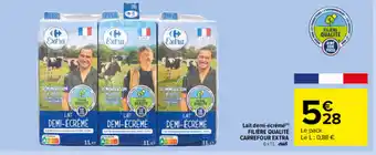 Carrefour Market Lait demi-écrémé offre