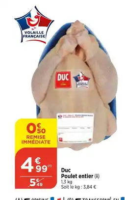 Bi1 Duc Poulet entier offre