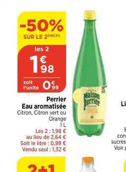 Bi1 Perrier Eau aromatisée offre