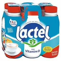 Auchan Lait Entier Vitamine D Lactel offre
