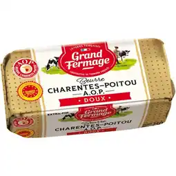 Auchan Beurre Moulé Charentes-Poitou Grand Fermage offre
