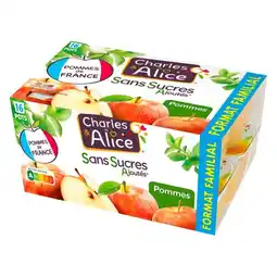 Auchan Dessert De Fruits Sans Sucres Ajoutés Charles Et Alice offre
