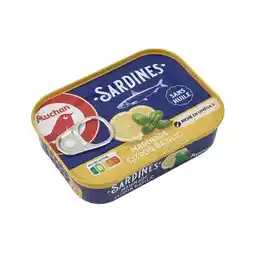 Auchan Sardines Entière Huile Tournesol Piment Auchan offre
