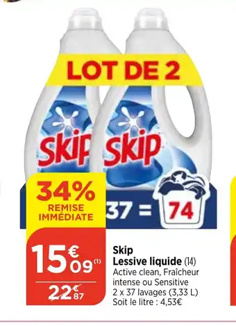 Bi1 Skip Lessive liquide offre