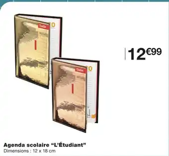 Monoprix L’Étudiant Agenda scolaire offre