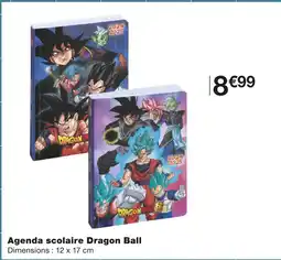 Monoprix Dragon Ball Agenda scolaire offre