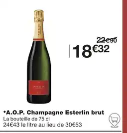 Monoprix Esterlin A.O.P. Champagne brut offre