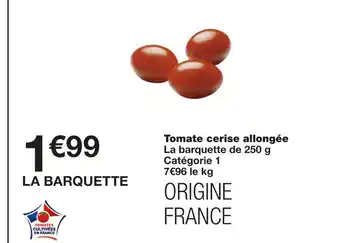 Monoprix Tomate cerise allongée offre