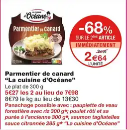 Monoprix La cuisine d’Océane Parmentier de canard offre