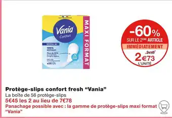 Monoprix Vania Protège-slips confort fresh offre