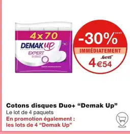 Monoprix Demak Up Cotons disques Duo+ offre