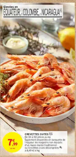 Intermarché CREVETTES CUITES offre