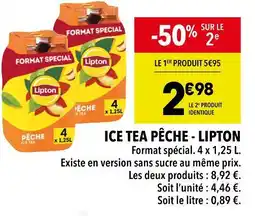 Supeco LIPTON ICE TEA PÊCHE offre