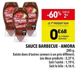 Supeco AMORA SAUCE BARBECUE offre