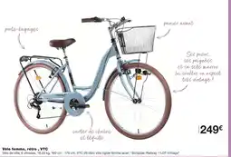 Monoprix Vélo femme, rétro , VTC offre