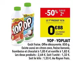 Supeco YOPLAIT YOP offre