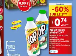Lidl Yoplait yaourt à boire YOP (2) offre