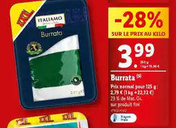 Lidl Burrata (5) offre