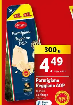 Lidl Parmigiano Reggiano AOP offre