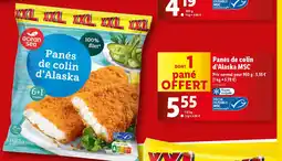 Lidl Panés de colin d'Alaska MSC offre