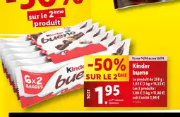 Lidl Kinder bueno offre