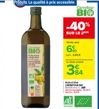 Carrefour Market Huile d'olive offre