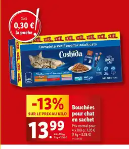 Lidl Bouchées pour en sachet offre