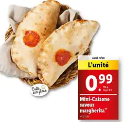Lidl Mini-Calzone saveur margherita** offre