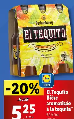 Lidl El Tequito Bière aromatisée à la tequila** offre