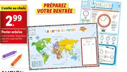 Lidl Poster ardoise offre