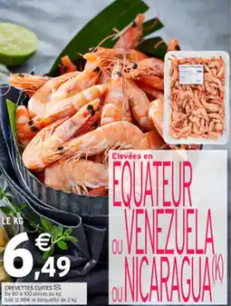 Intermarché CREVETTES CUITES offre