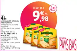 Intermarché LEERDAMMER ORIGINAL MAXI PORTION offre