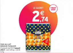 Intermarché PAIN AU LAIT BRIOCHE PASQUIER offre