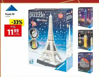 Lidl Puzzle 3d offre