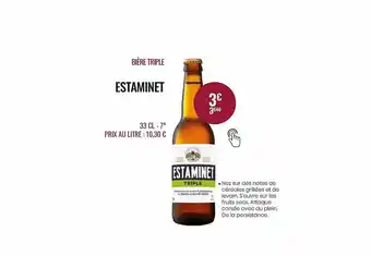 Bière Triple Estaminet