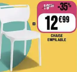 La Foir'Fouille CHAISE EMPILABLE offre
