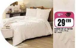 La Foir'Fouille PARURE DE LIT TUFTEE offre