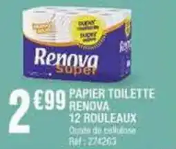 La Foir'Fouille PAPIER TOILETTE 12 ROULEAUX offre