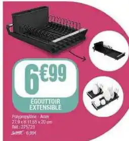 La Foir'Fouille EGOUTTOIR EXTENSIBLE offre