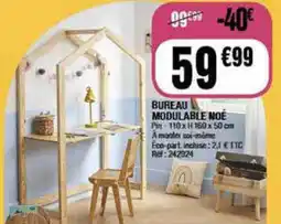 La Foir'Fouille BUREAU MODULABLE NOÉ offre