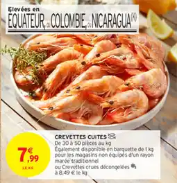 Intermarché Hyper CREVETTES CUITES offre
