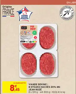 Intermarché Hyper VIANDE BOVINE: JEAN ROZÉ offre
